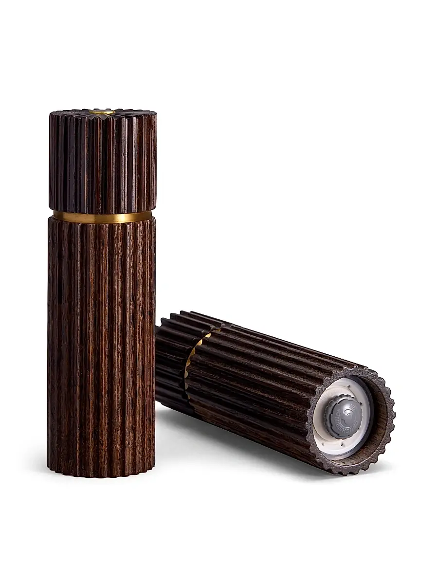 L'Objet Atelier Ionic Wood Salt & Pepper Mills | Thumbnail 2 L'Objet Atelier Ionic Wood Salt & Pepper Mills | Thumbnail 2
