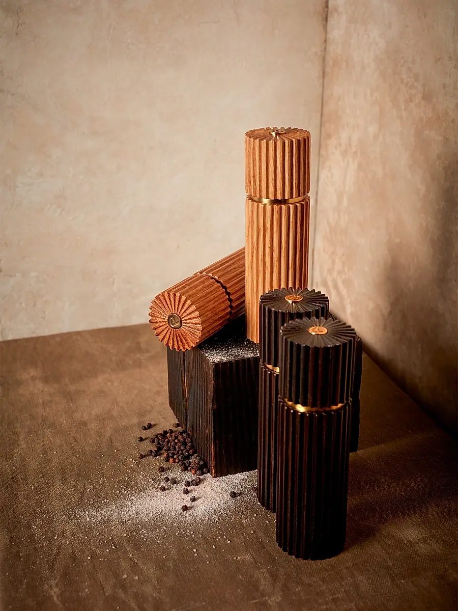 L'Objet Atelier Ionic Wood Salt & Pepper Mills | Thumbnail 5 L'Objet Atelier Ionic Wood Salt & Pepper Mills | Thumbnail 5