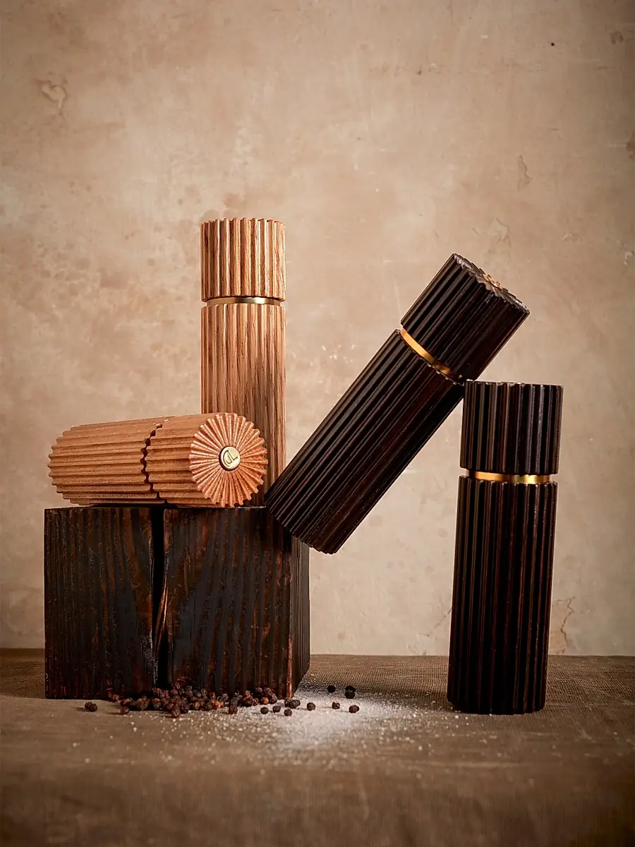 L'Objet Atelier Ionic Wood Salt & Pepper Mills | Thumbnail 6 L'Objet Atelier Ionic Wood Salt & Pepper Mills | Thumbnail 6