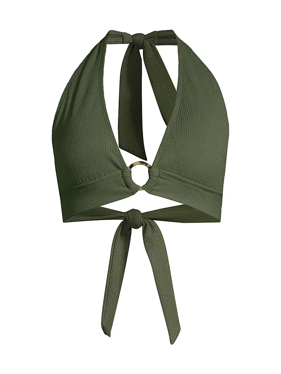 Change of Scenery Women's Erin Ring Halter Bikini Top