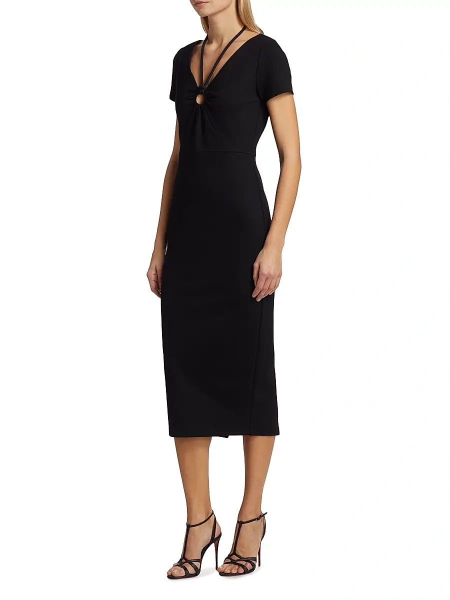 Toccin Women's Evelyn Ring-Insert Midi-Dress | Thumbnail 4 Toccin Women's Evelyn Ring-Insert Midi-Dress | Thumbnail 4