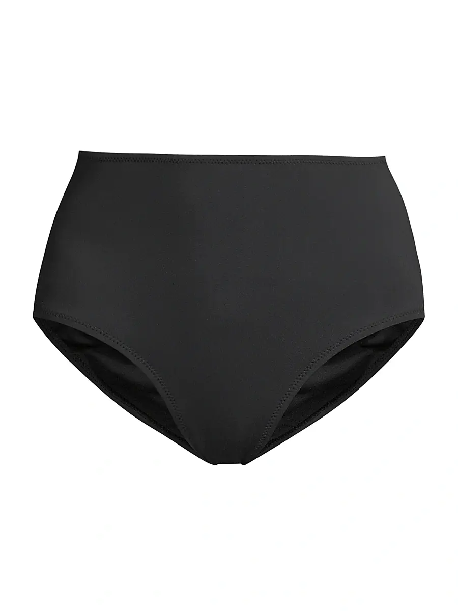 Change of Scenery Women's High-Waisted Bikini Bottom - Black | Image 1 Change of Scenery Women's High-Waisted Bikini Bottom - Black | Image 1
