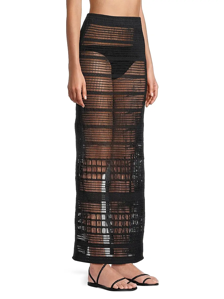 Peixoto Women's Ellis Sheer Maxi Skirt | Thumbnail 4 Peixoto Women's Ellis Sheer Maxi Skirt | Thumbnail 4
