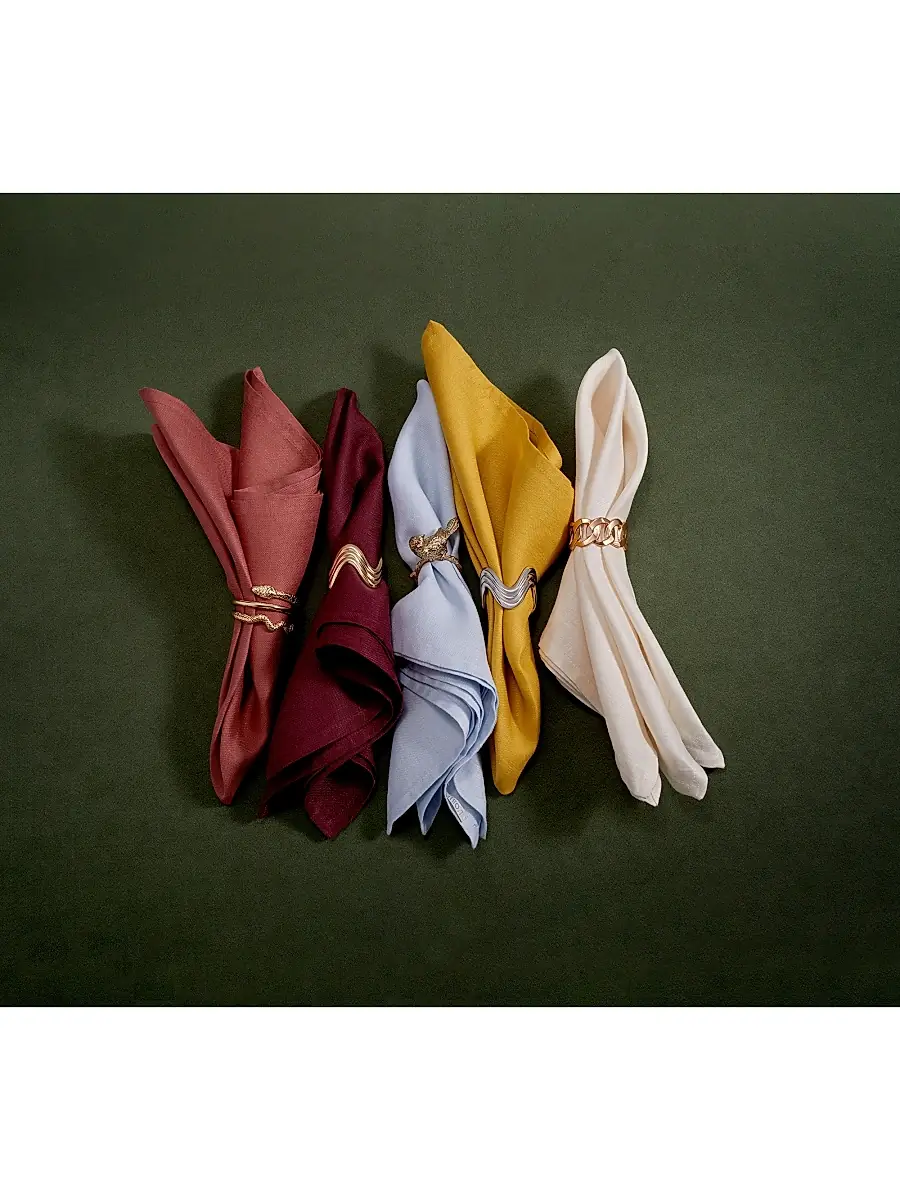 L'Objet Cuban Link Napkin Rings | Thumbnail 2