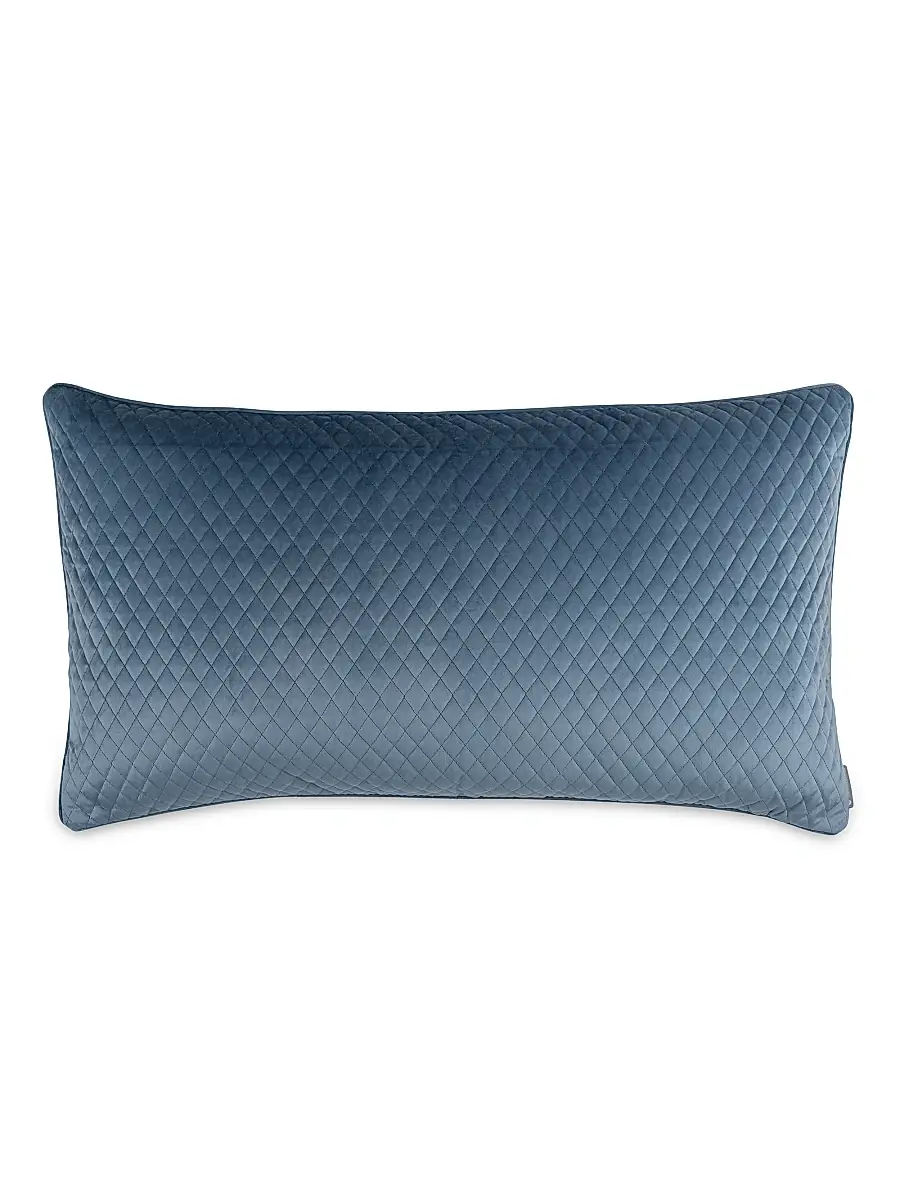 Lili Alessandra Valentina Velvet Quilted Pillow | Thumbnail 3