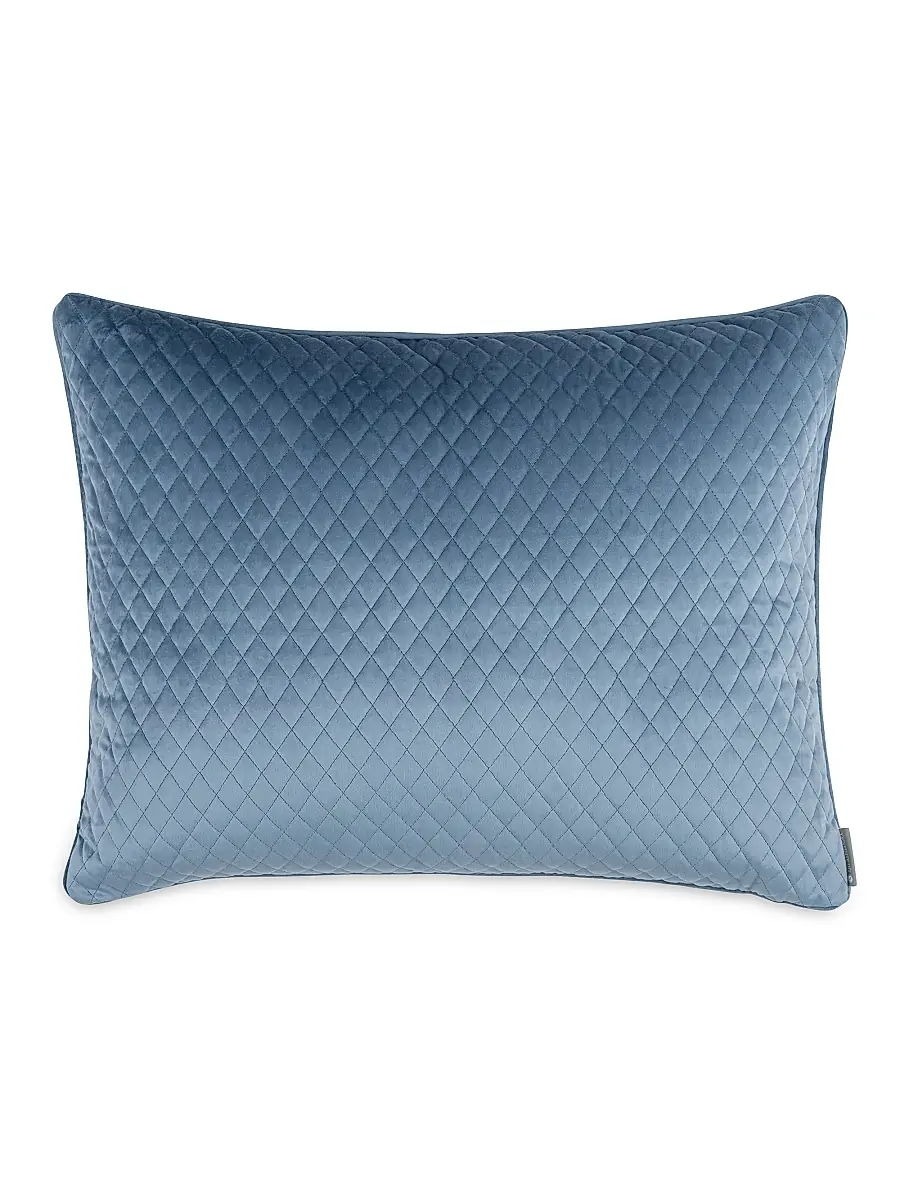 Lili Alessandra Valentina Velvet Quilted Pillow | Thumbnail 4