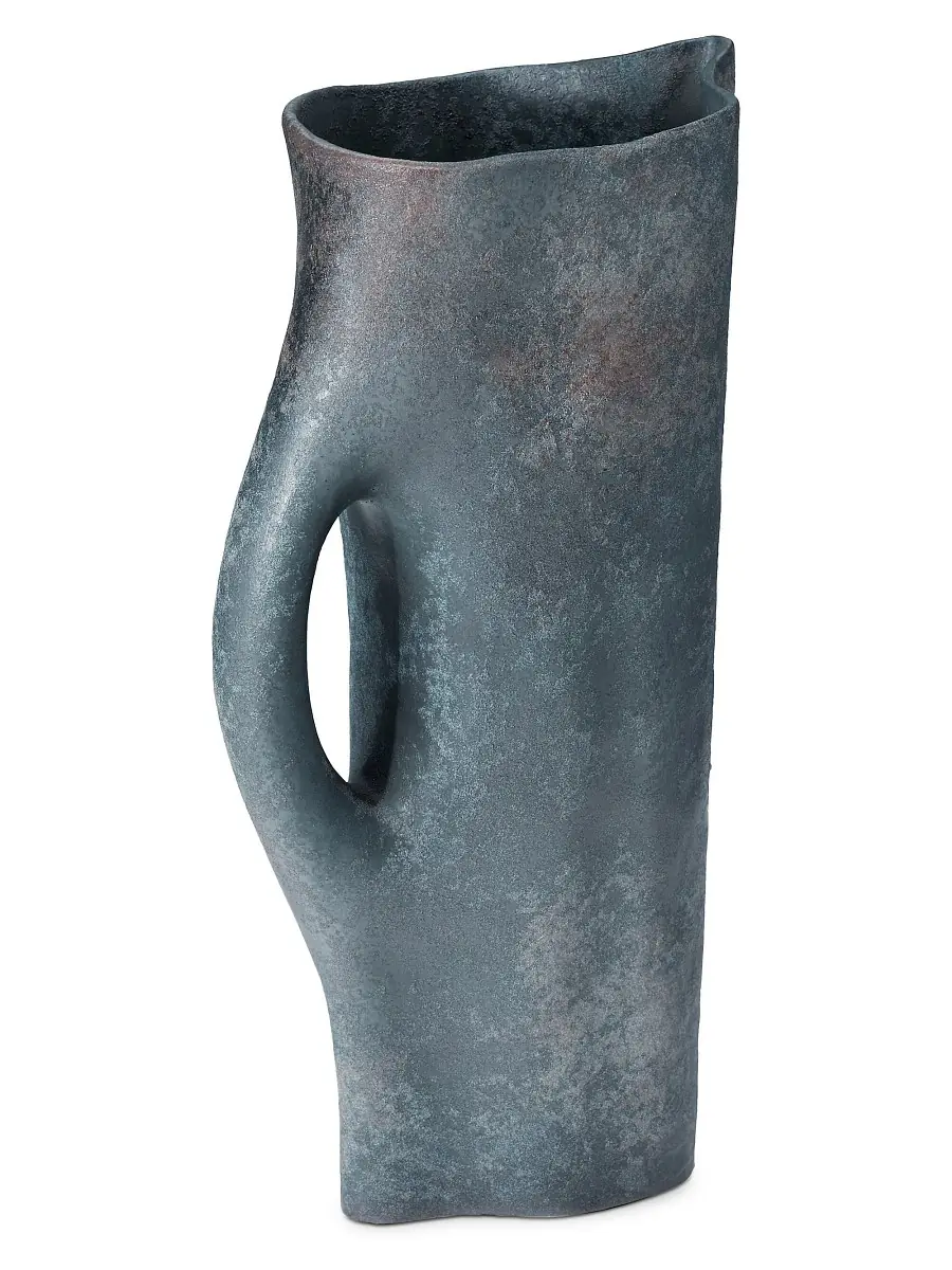 Timna Porcelain Pitcher - Aged Iron Timna Porcelain Pitcher - Aged Iron