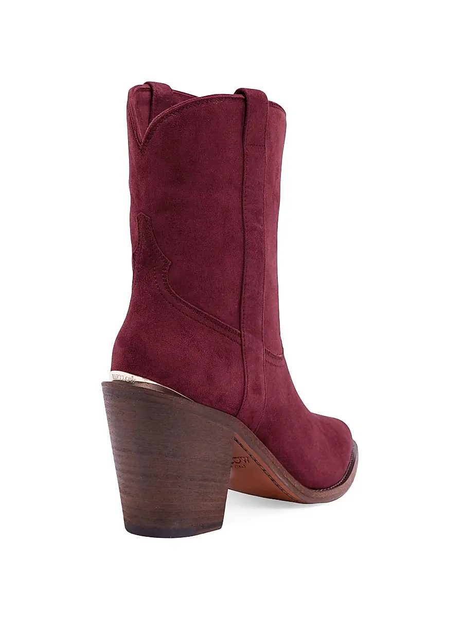 Partlow Women's Leigh Anne 90MM Suede Ankle Booties | Thumbnail 3 Partlow Women's Leigh Anne 90MM Suede Ankle Booties | Thumbnail 3