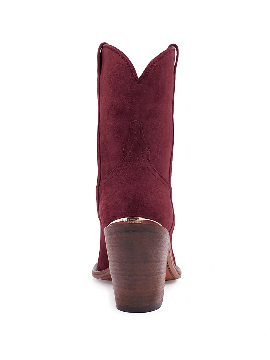 Partlow Women's Leigh Anne 90MM Suede Ankle Booties | Thumbnail 4 Partlow Women's Leigh Anne 90MM Suede Ankle Booties | Thumbnail 4