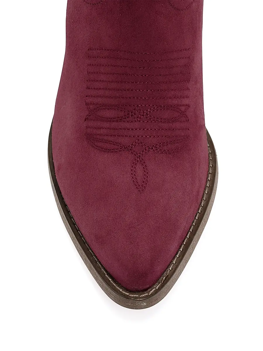 Partlow Women's Leigh Anne 90MM Suede Ankle Booties | Thumbnail 5 Partlow Women's Leigh Anne 90MM Suede Ankle Booties | Thumbnail 5