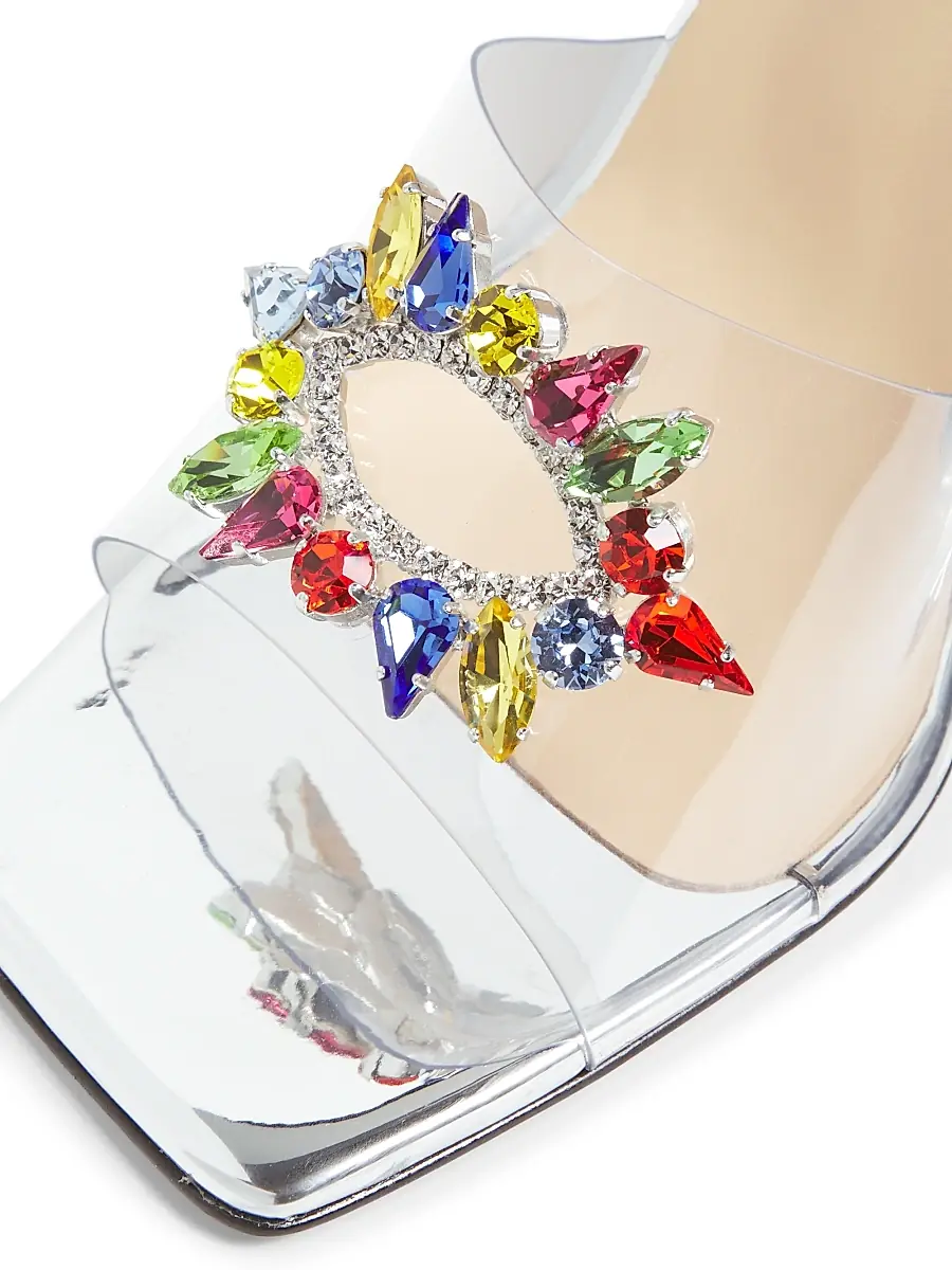 Nalebe Women's Aurum 100MM Transparent Mules | Thumbnail 6 Nalebe Women's Aurum 100MM Transparent Mules | Thumbnail 6