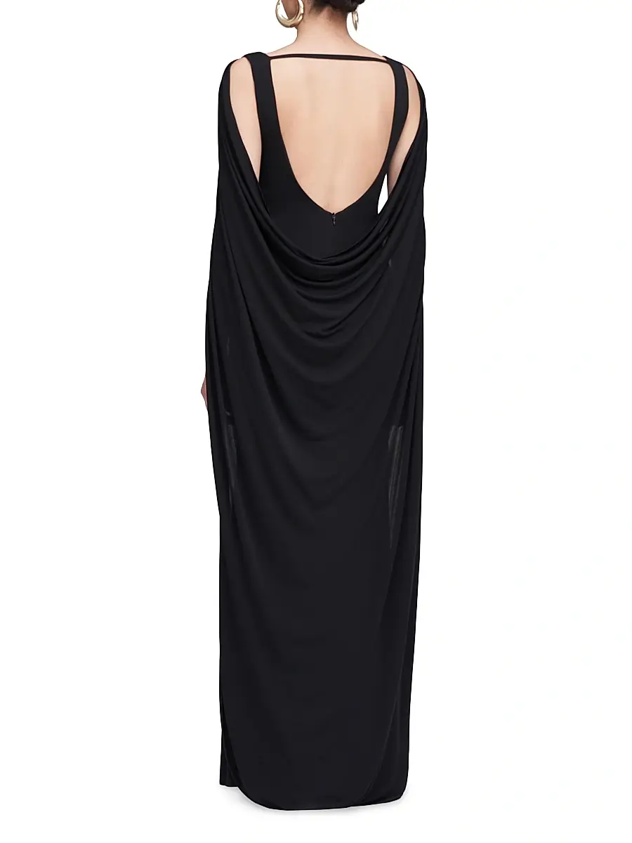 Halston Women's Akeem Jersey Gown | Thumbnail 6