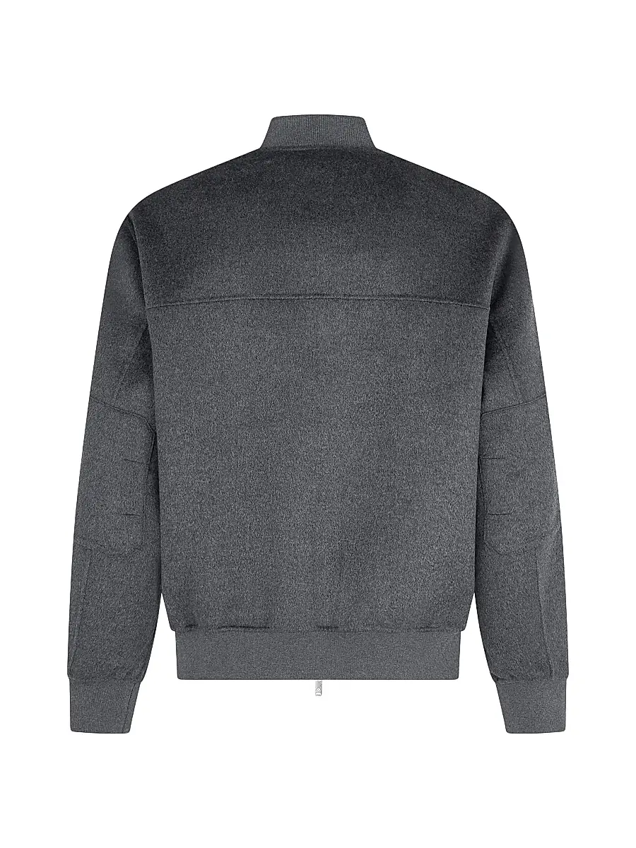 Moose Knuckles Men's Alder Wool Bomber Jacket | Thumbnail 3 Moose Knuckles Men's Alder Wool Bomber Jacket | Thumbnail 3