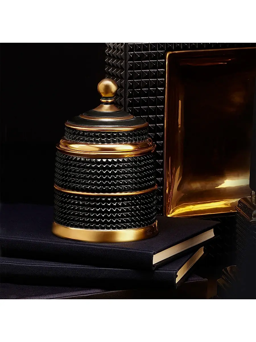 L'Objet Bibliothèque Or Pink Champagne Scented Candle | Thumbnail 2