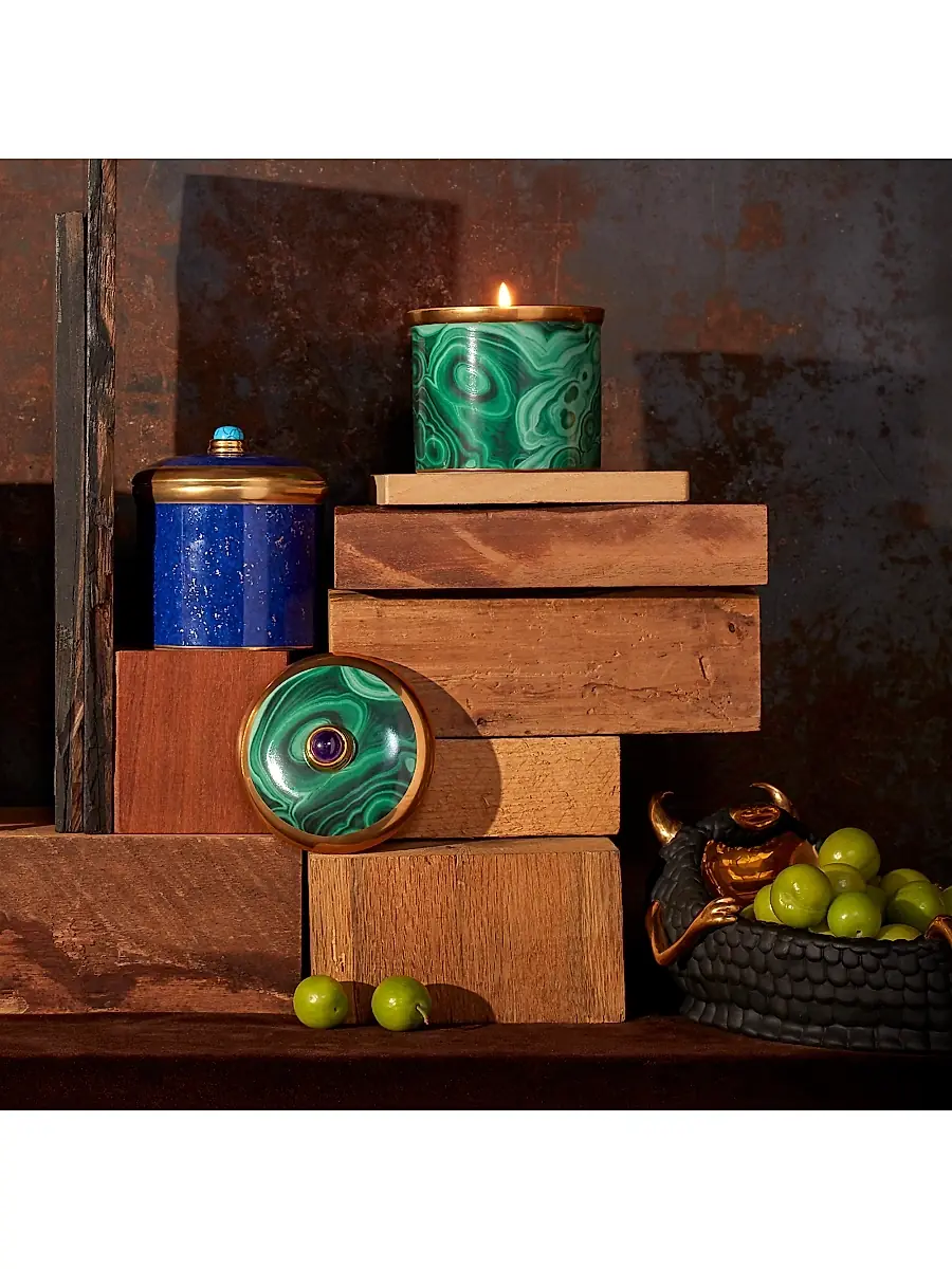 L'Objet Malachite Votive Candle | Thumbnail 3 L'Objet Malachite Votive Candle | Thumbnail 3