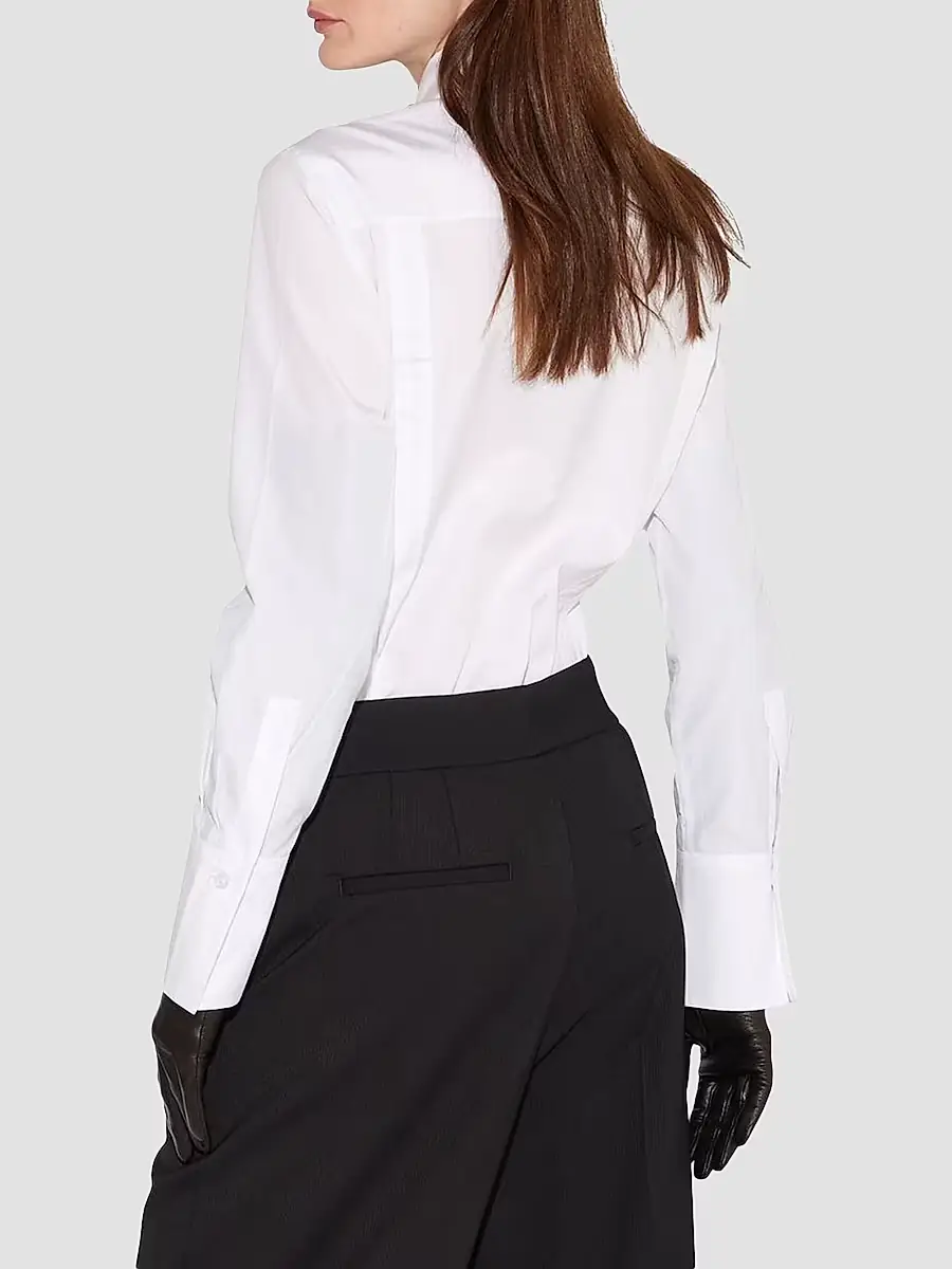 CALLAS MILANO Women's Ripley Fitted Button Front Shirt | Thumbnail 3