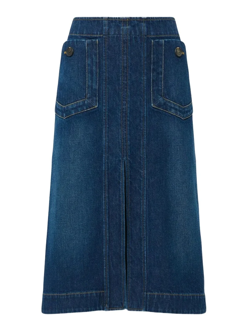 CALLAS MILANO Women's Fernanda Stretch Denim Skirt