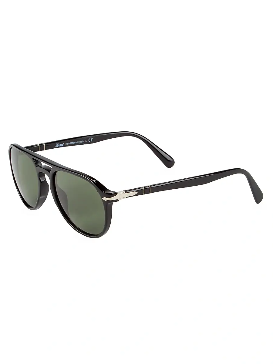 PERSOL Men's 52MM Aviator Sunglasses | Thumbnail 2