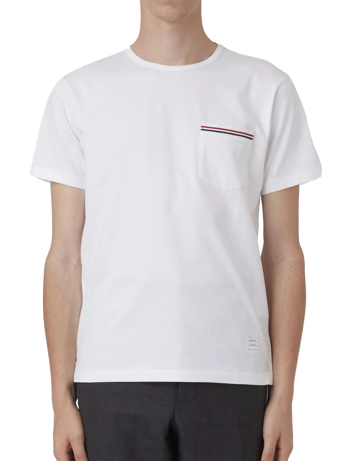 Thom Browne Men's Cotton Pocket Tee