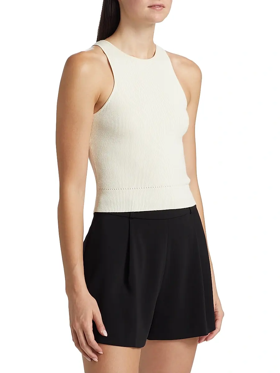 Toccin Women's Avery Rib-Knit Racer Tank | Thumbnail 4 Toccin Women's Avery Rib-Knit Racer Tank | Thumbnail 4