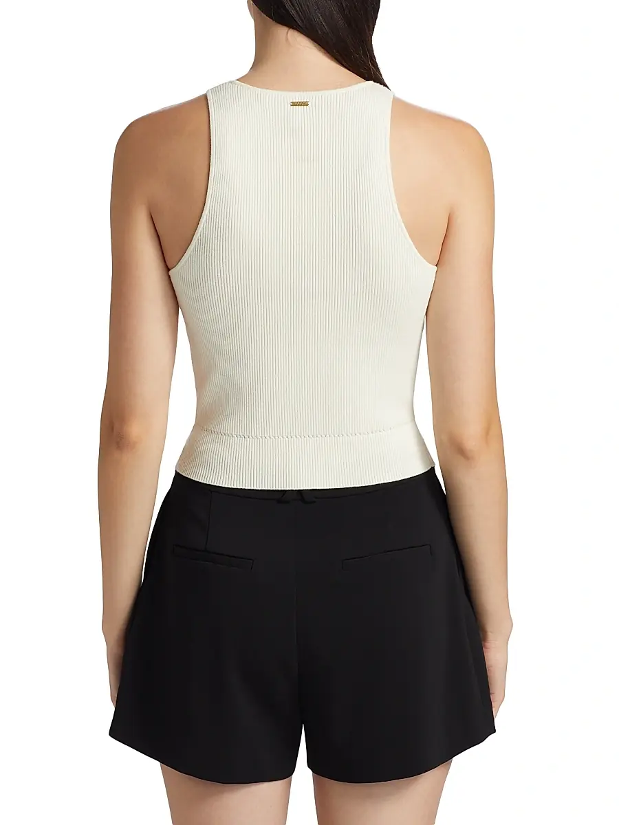 Toccin Women's Avery Rib-Knit Racer Tank | Thumbnail 5 Toccin Women's Avery Rib-Knit Racer Tank | Thumbnail 5