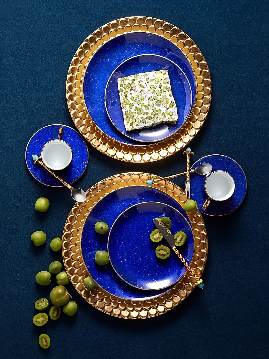 L'Objet Lapis Canope 4-Piece Plate Set | Thumbnail 4 L'Objet Lapis Canope 4-Piece Plate Set | Thumbnail 4
