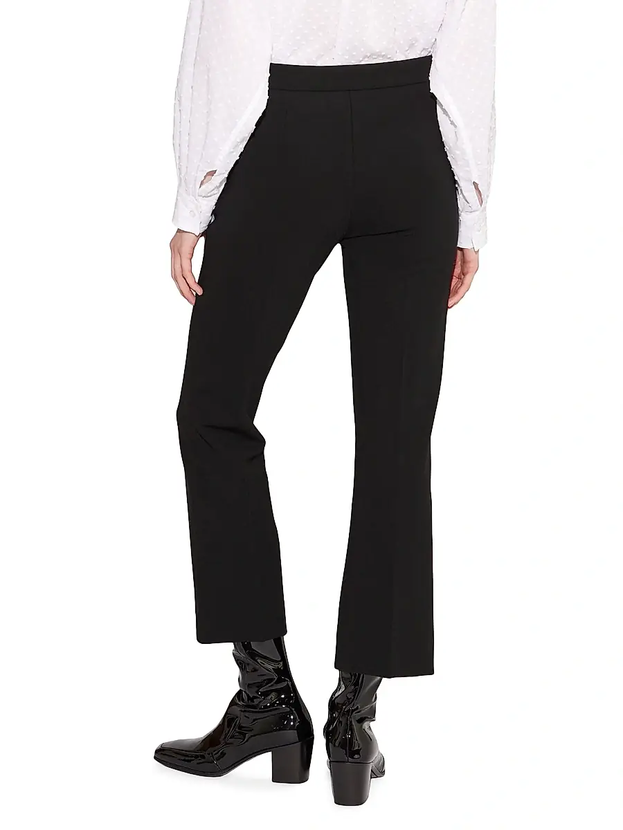 CALLAS MILANO Women's Lola High Density Crepe Stretch Cropped Flare Trousers | Thumbnail 3 CALLAS MILANO Women's Lola High Density Crepe Stretch Cropped Flare Trousers | Thumbnail 3