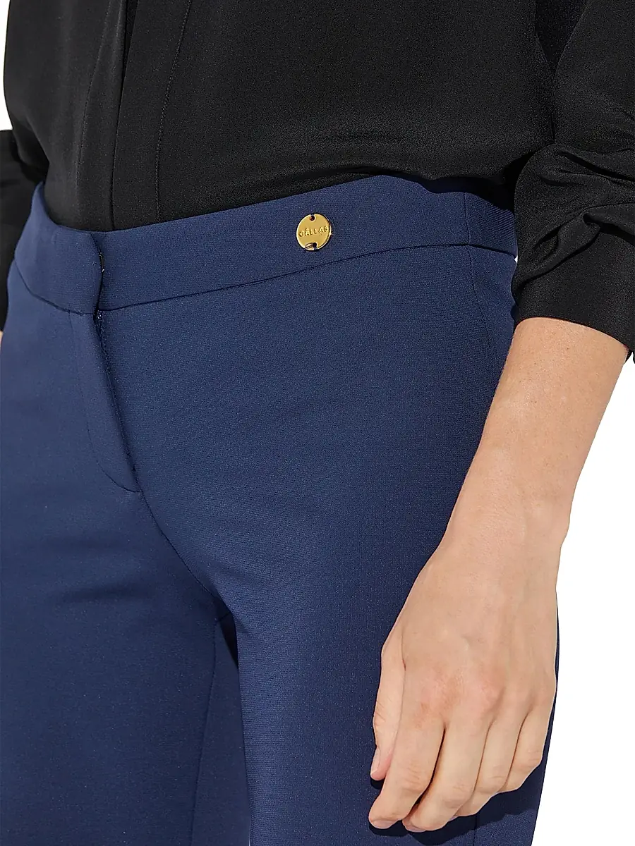 CALLAS MILANO Women's Jules - Stretch Jersey Fit And Flare Pants - Indigo Blue | Thumbnail 5 CALLAS MILANO Women's Jules - Stretch Jersey Fit And Flare Pants - Indigo Blue | Thumbnail 5