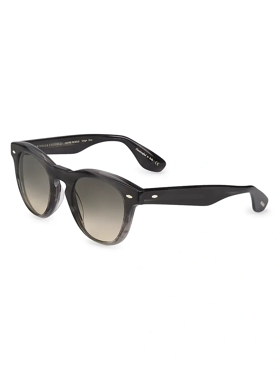 Brunello Cucinelli & Oliver Peoples Women's Nino 50MM Round Sunglasses | Thumbnail 2 Brunello Cucinelli & Oliver Peoples Women's Nino 50MM Round Sunglasses | Thumbnail 2