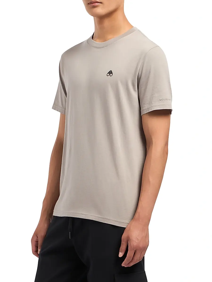 Moose Knuckles Men's Satellite Crewneck T-Shirt | Thumbnail 4