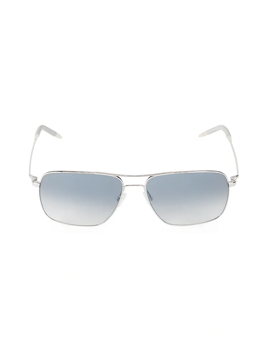 Oliver Peoples Clifton 58MM Aviator Sunglasses