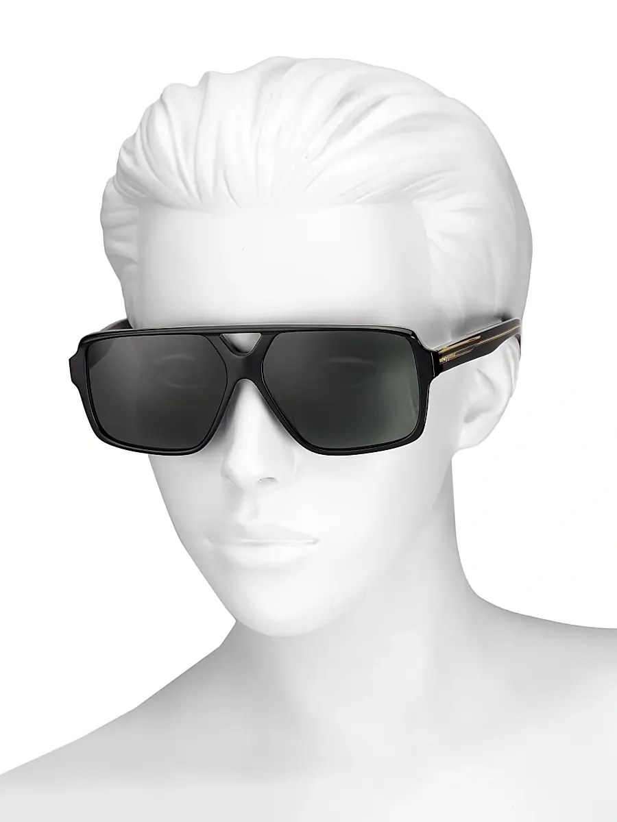 Khaite x Oliver Peoples Women's KHAITE x Oliver Peoples 1977C 60MM Oversized Sunglasses - Black | Thumbnail 4 Khaite x Oliver Peoples Women's KHAITE x Oliver Peoples 1977C 60MM Oversized Sunglasses - Black | Thumbnail 4