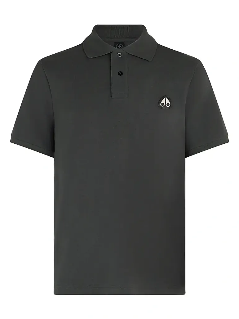 Moose Knuckles Men's Everett Logo Polo Shirt | Thumbnail 1 Moose Knuckles Men's Everett Logo Polo Shirt | Thumbnail 1