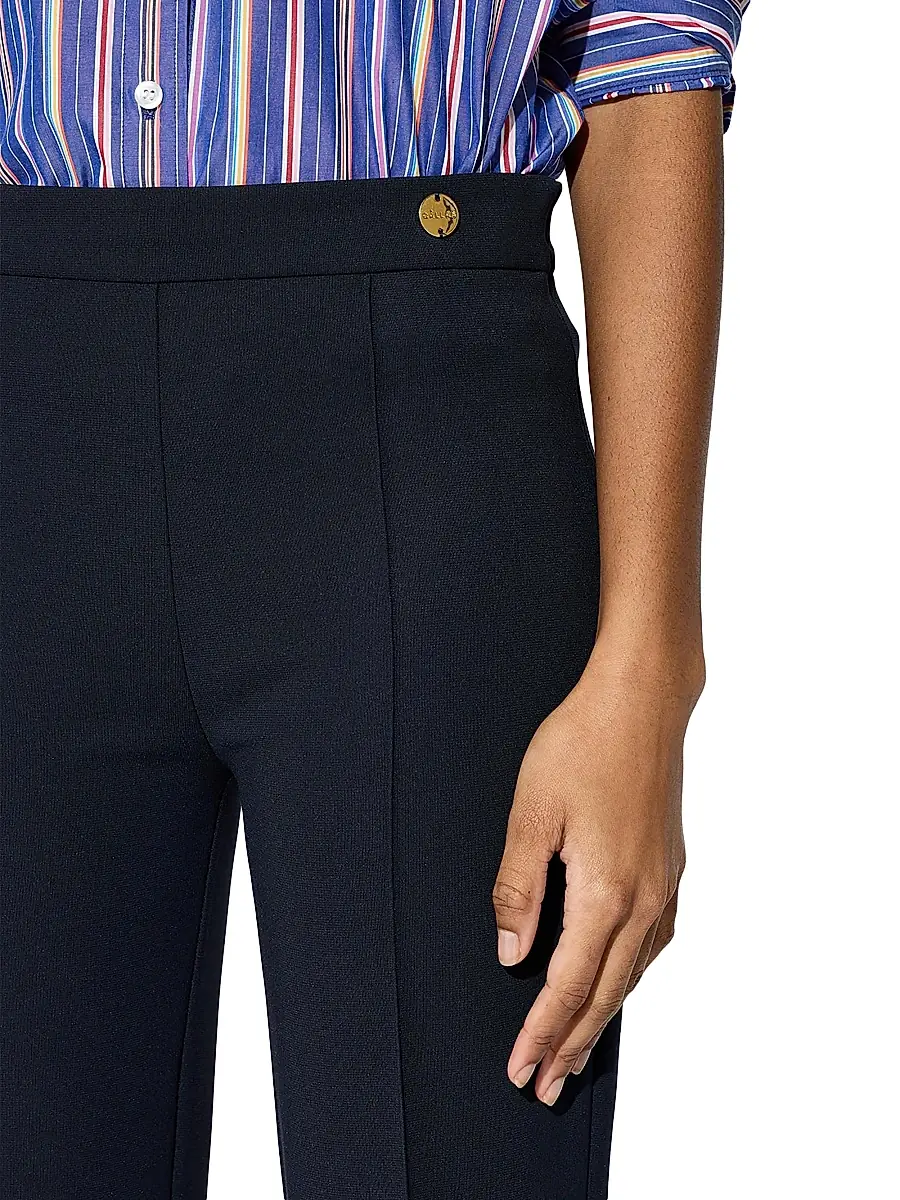 CALLAS MILANO Women's Lola High Density Crepe Stretch Cropped Flare Trousers | Thumbnail 4 CALLAS MILANO Women's Lola High Density Crepe Stretch Cropped Flare Trousers | Thumbnail 4