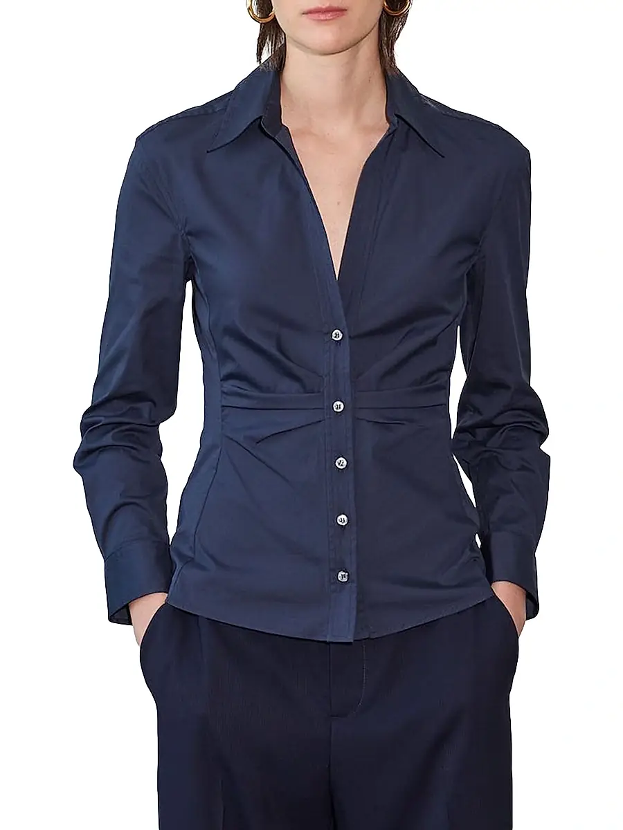 CALLAS MILANO Women's Savil - Stretch Poplin Shirt | Thumbnail 2