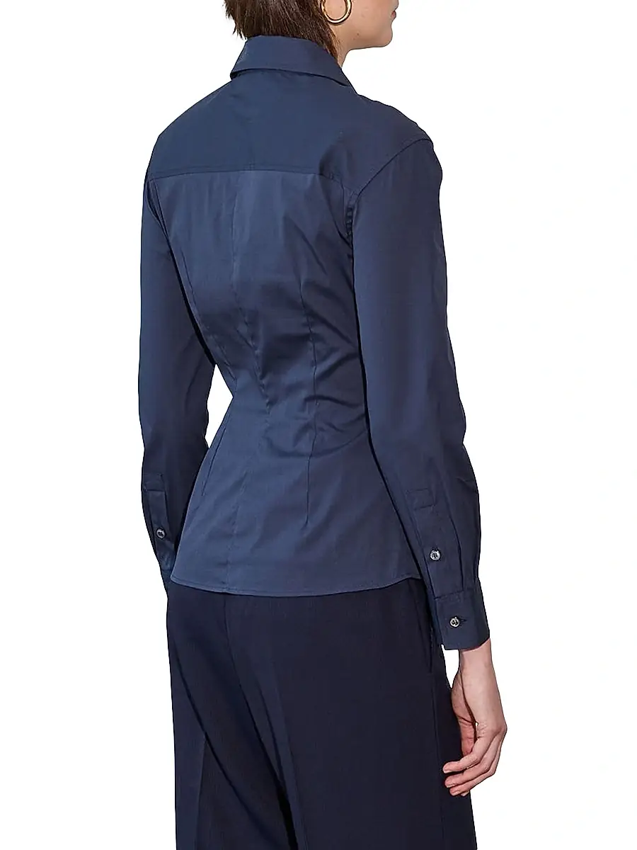 CALLAS MILANO Women's Savil - Stretch Poplin Shirt | Thumbnail 3