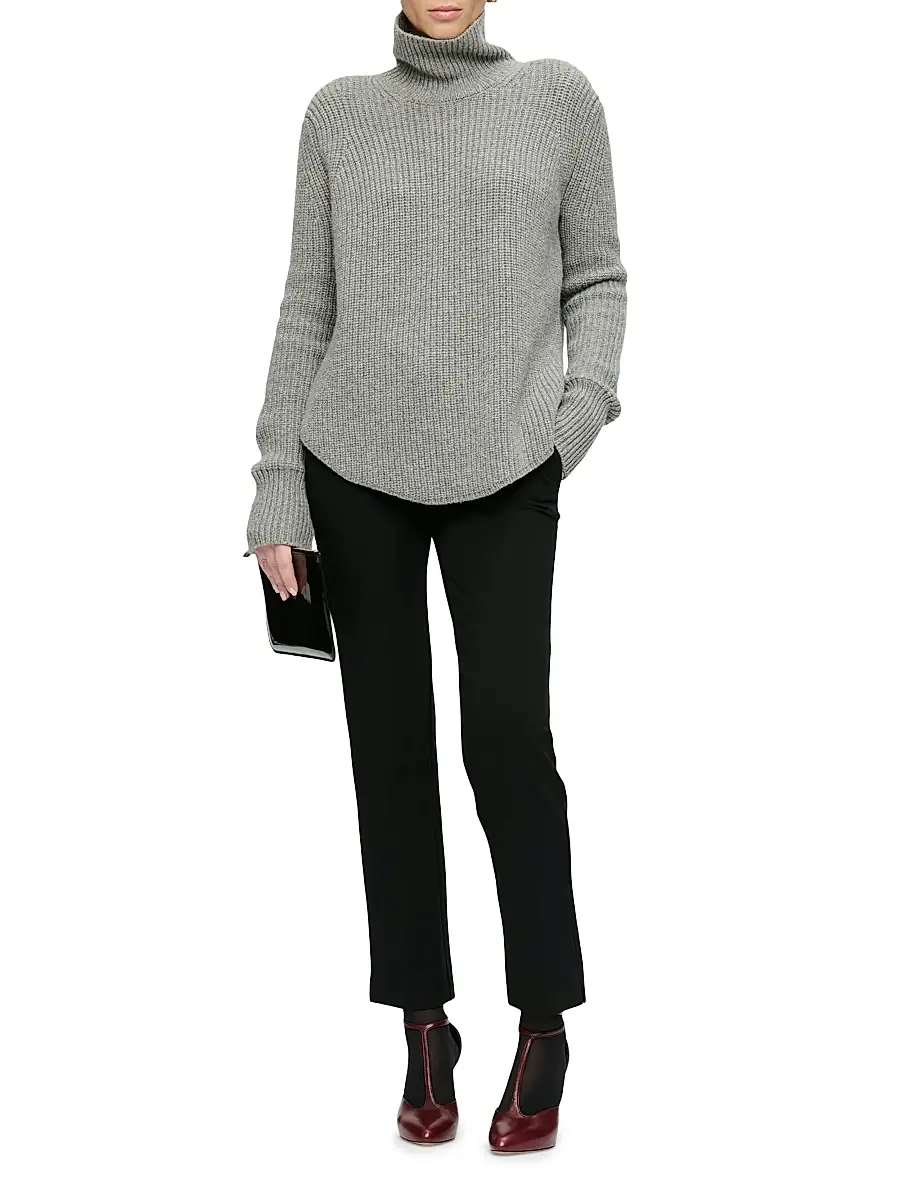 CALLAS MILANO Women's Barrie Long Sleeve Turtleneck Ribbed Sweater | Thumbnail 2 CALLAS MILANO Women's Barrie Long Sleeve Turtleneck Ribbed Sweater | Thumbnail 2