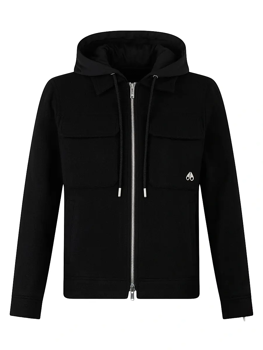 Moose Knuckles Men's Snowdon Layered Shirt Jacket - Black | Image 1 Moose Knuckles Men's Snowdon Layered Shirt Jacket - Black | Image 1