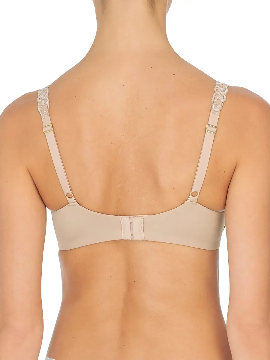 Natori Women's Pure Luxe Plunge T-Shirt Bra - Cafe | Thumbnail 3 Natori Women's Pure Luxe Plunge T-Shirt Bra - Cafe | Thumbnail 3