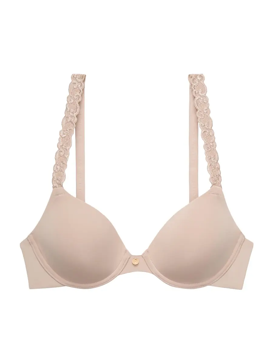 Natori Women's Pure Luxe Plunge T-Shirt Bra - Cafe | Thumbnail 4 Natori Women's Pure Luxe Plunge T-Shirt Bra - Cafe | Thumbnail 4