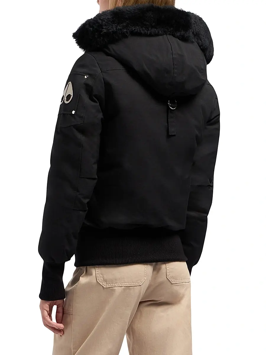 Moose Knuckles Women's Debbie Down Bomber Coat | Thumbnail 6