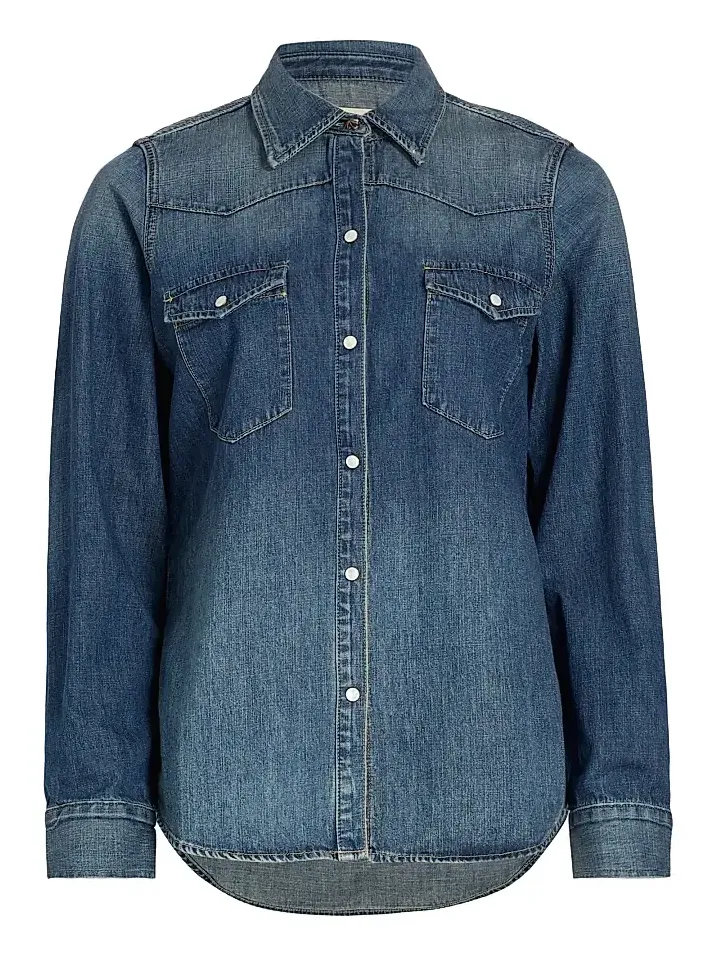 Women's Travis Oversized Denim Shirt Women's Travis Oversized Denim Shirt