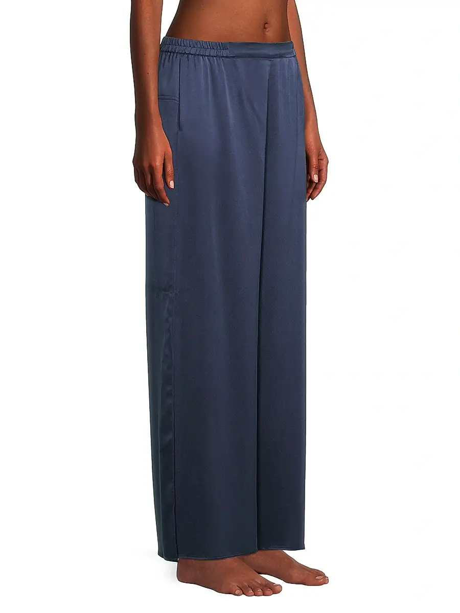 Lunya Women's Washable Silk Cami & Pants Set - Deep Blue | Thumbnail 13