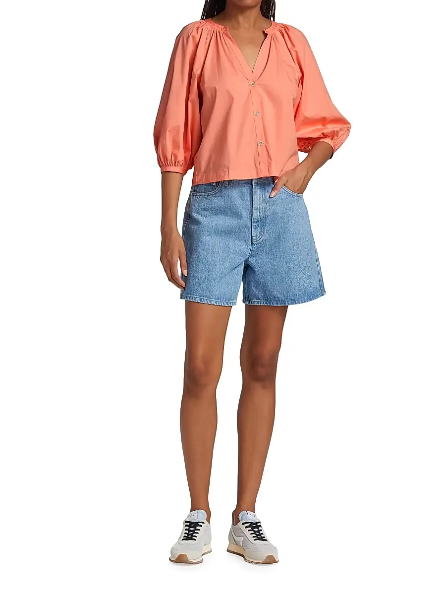 Staud Women's Dill Poplin Top | Thumbnail 2 Staud Women's Dill Poplin Top | Thumbnail 2