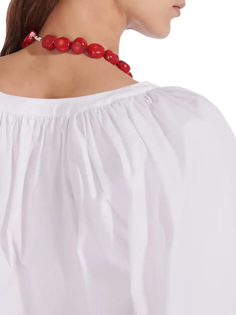 Staud Women's Dill Poplin Top | Thumbnail 3 Staud Women's Dill Poplin Top | Thumbnail 3