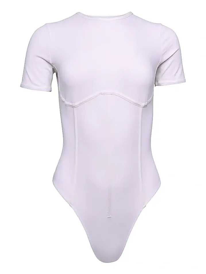 Women's Stretch Cotton T-Shirt Bodysuit
