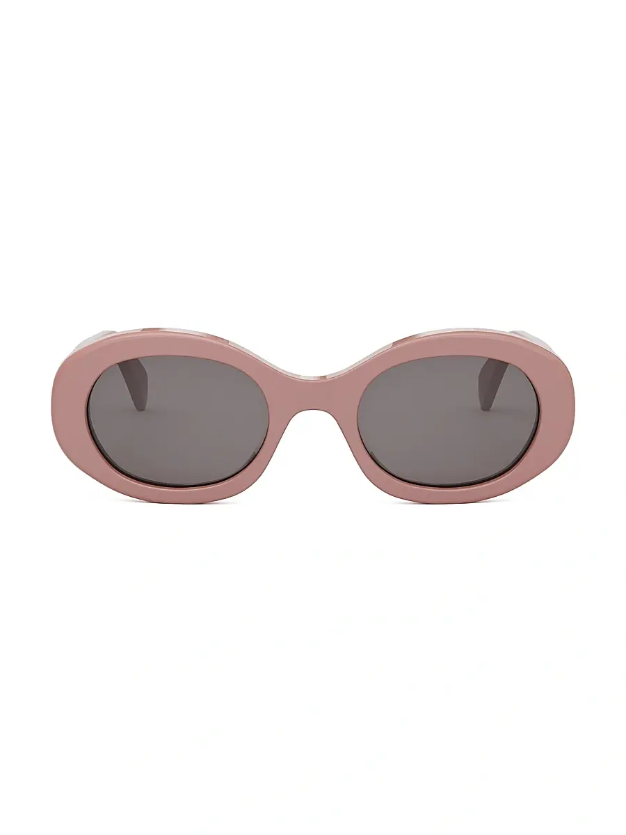 Celine Men's 52MM Oval Acetate Sunglasses | Thumbnail 2 Celine Men's 52MM Oval Acetate Sunglasses | Thumbnail 2