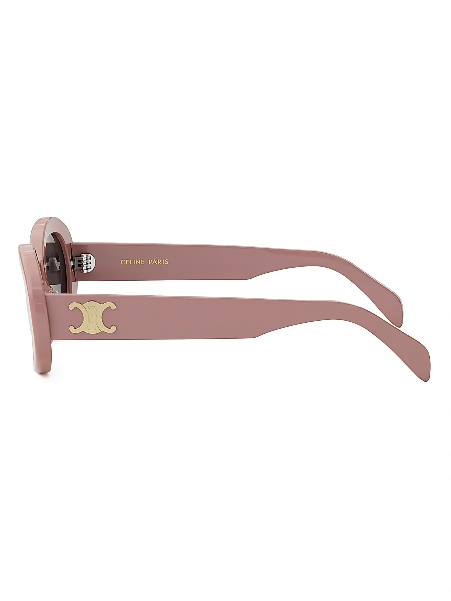Celine Men's 52MM Oval Acetate Sunglasses | Thumbnail 3 Celine Men's 52MM Oval Acetate Sunglasses | Thumbnail 3