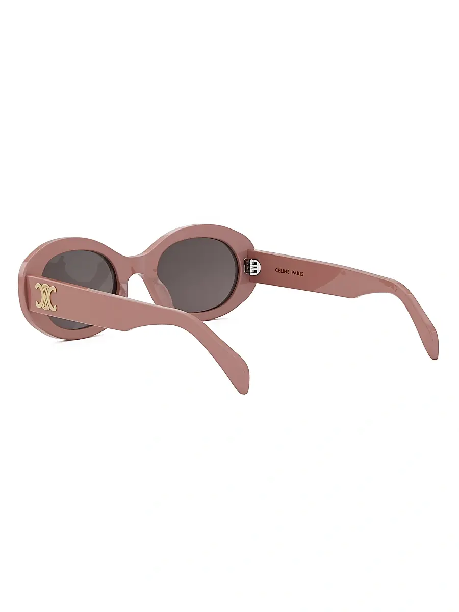 Celine Men's 52MM Oval Acetate Sunglasses | Thumbnail 4 Celine Men's 52MM Oval Acetate Sunglasses | Thumbnail 4