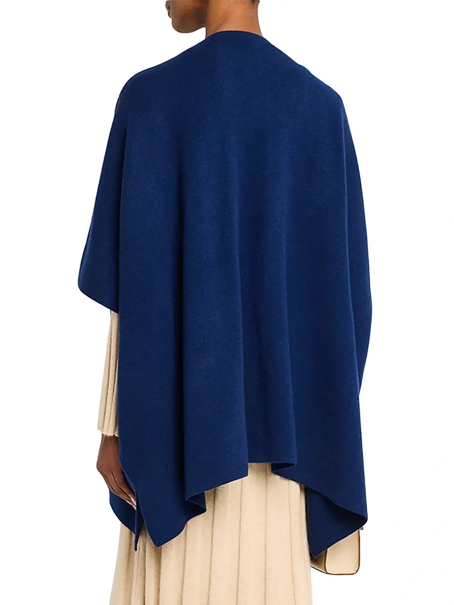 Sofia Cashmere Women's Cashmere Double-Knit Cape | Thumbnail 4 Sofia Cashmere Women's Cashmere Double-Knit Cape | Thumbnail 4